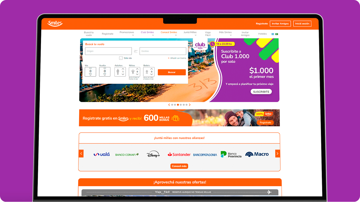 Example ad campaign using brand gradient background and font with the messaging: Clear up confusion, gain peace of mind