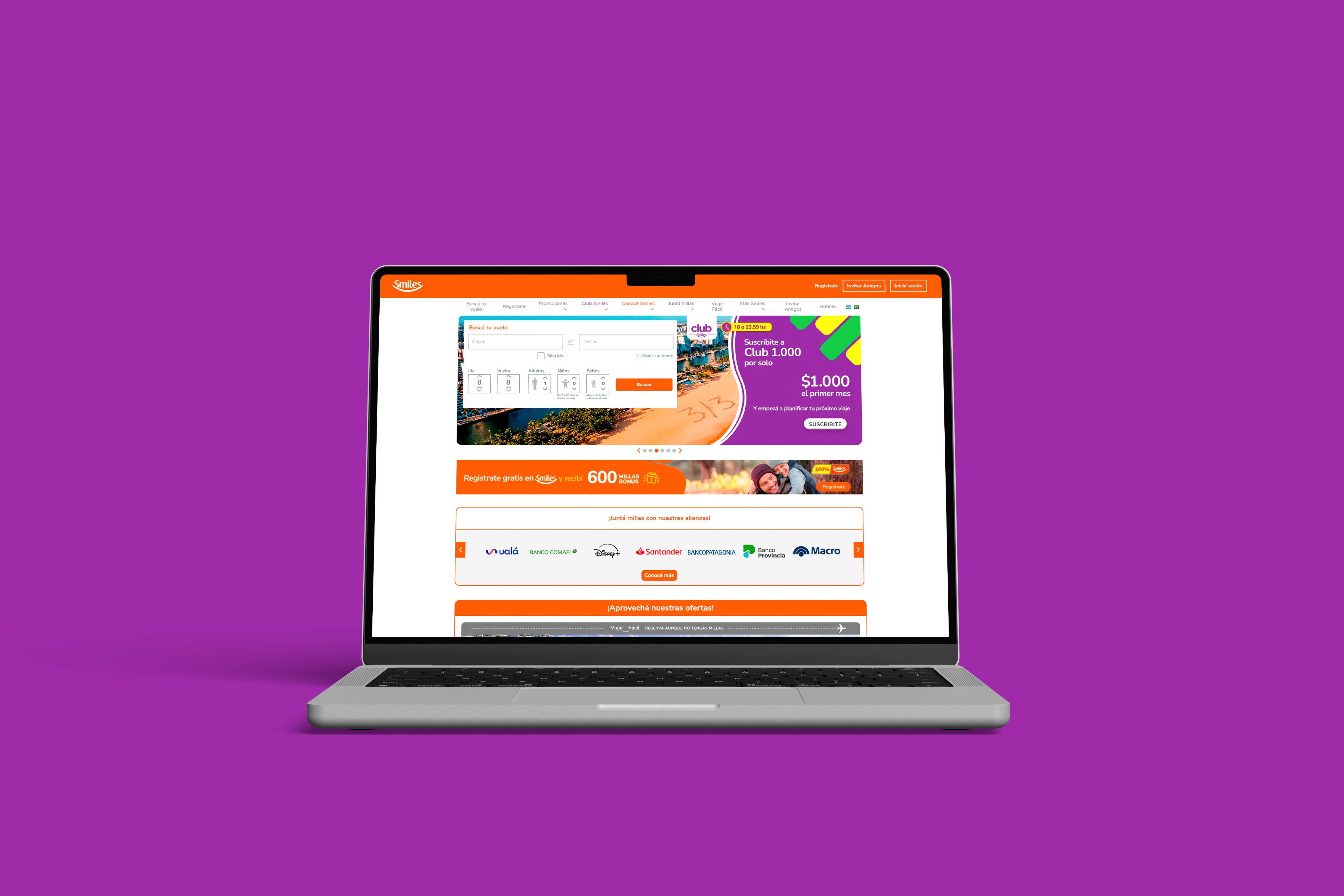 Example ad campaign using brand gradient background and font with the messaging: Clear up confusion, gain peace of mind