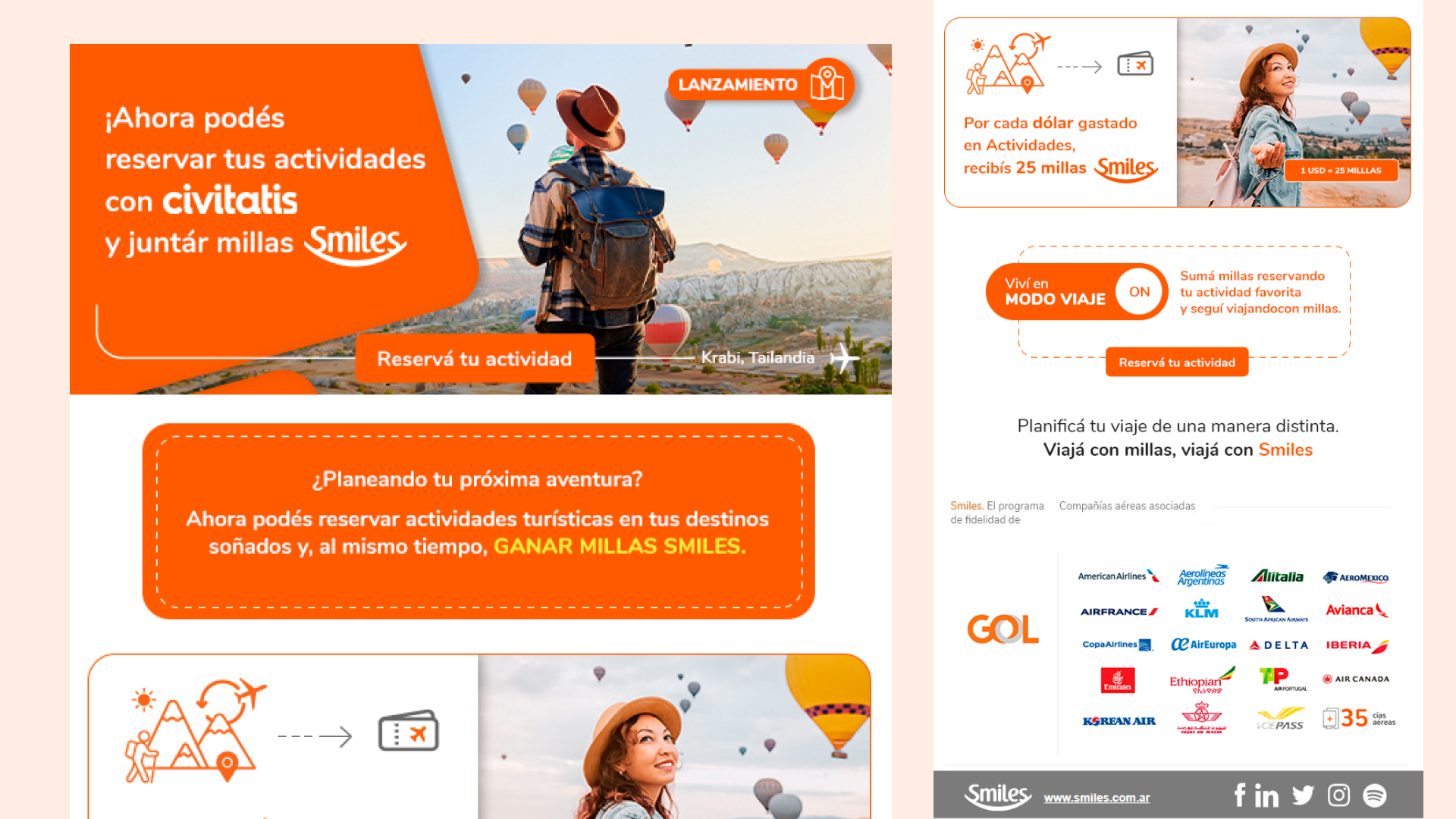 Example ad campaign using brand gradient background and font with the messaging: Clear up confusion, gain peace of mind