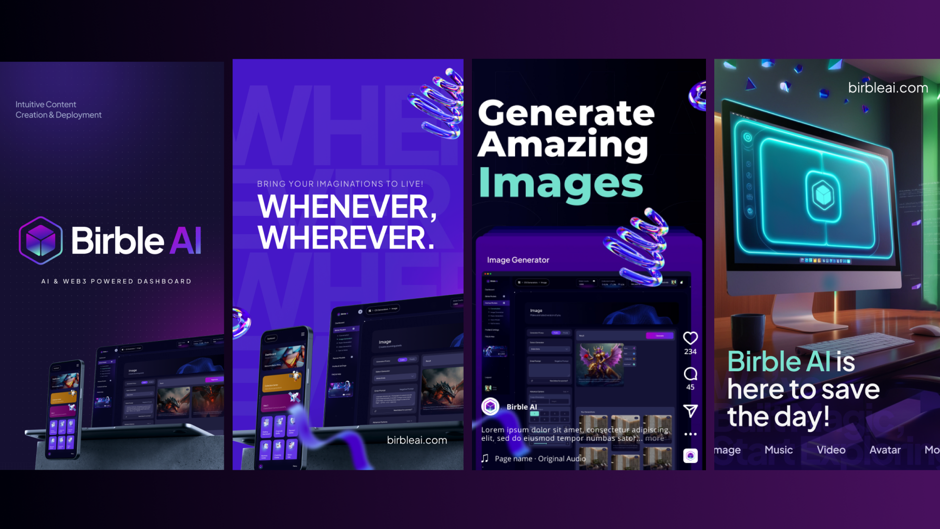 Gradient background with shades of purple and orange